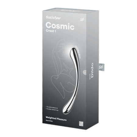 Satisfyer - Cosmic Crest 1 Chrome Steel Wand 24cm Dildo
