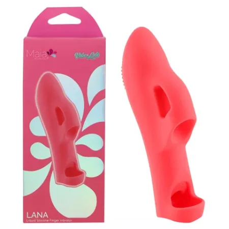 Maia: Lana Rechargeable Finger Stimulator Red
