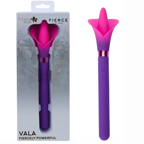 Maia: Vala Rechargeable Flower Vibrator Purple