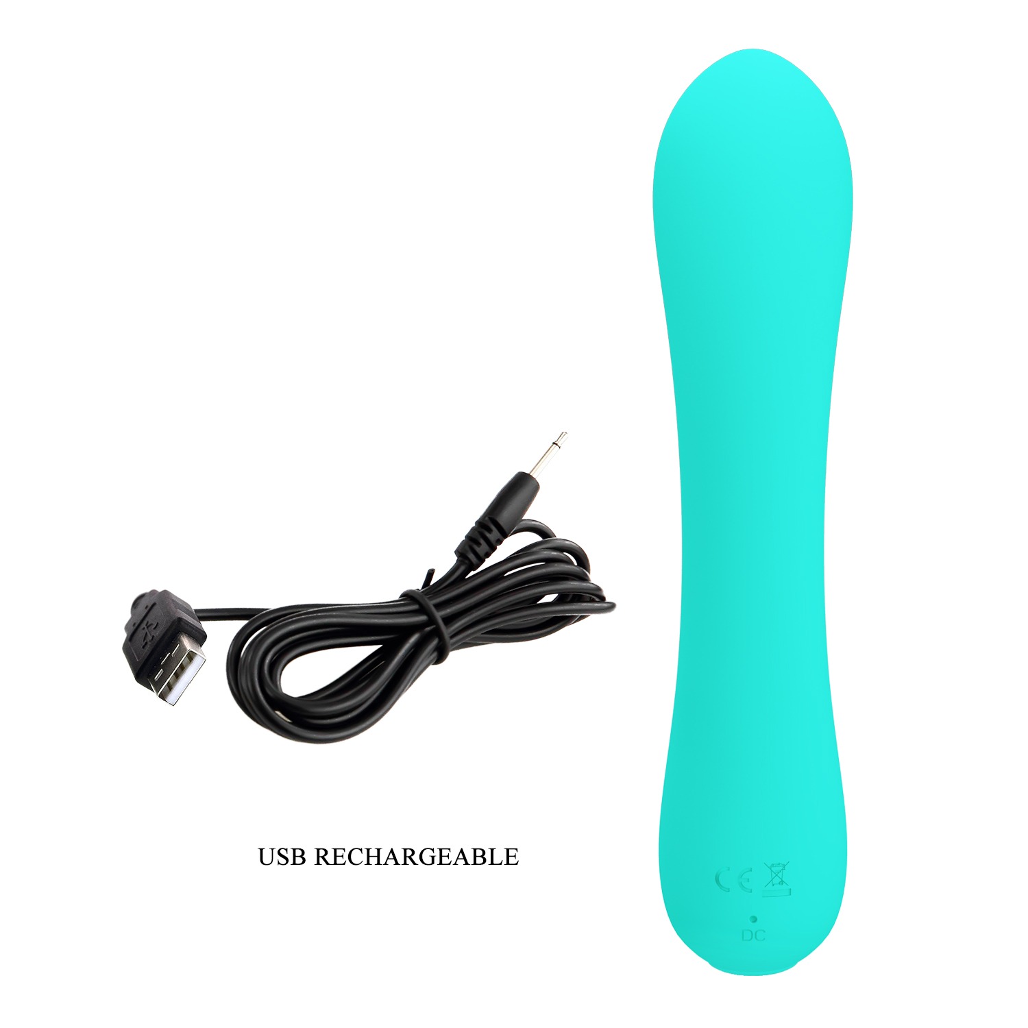 Pretty Love: Matt Rechargeable Vibe Green - Image 3
