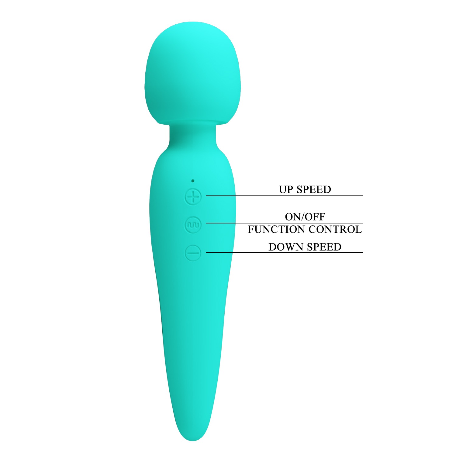 Pretty Love: Meredith Silicone Wand Green - Image 2