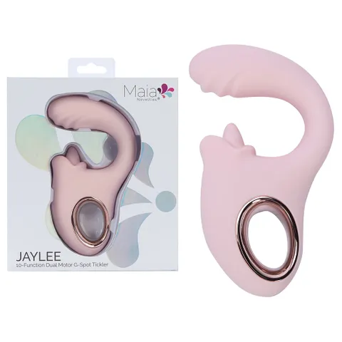 Maia: Jaylee Dual Motor Vibrator Pink
