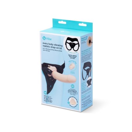 b-Vibe: Everybody Vibrating Realistic Strap-On Kit