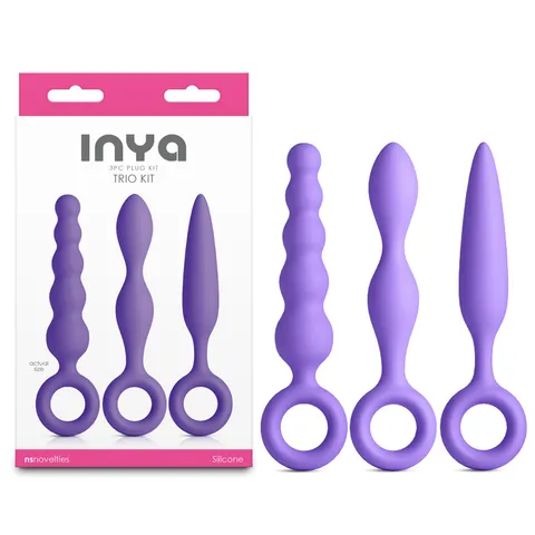 Inya: Trio Kit Set of 3 Anal Plugs Purple