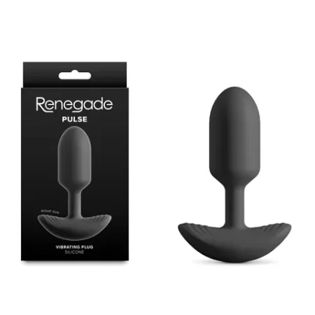 Renegade: Pulse Vibrating Anal Plug Black