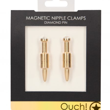 Ouch!: Magnetic Nipple Clamps Diamond Pin