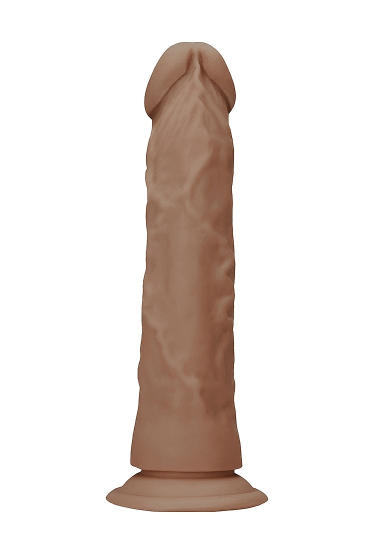 RealRock: Realistic Dildo without Balls 10" Tan - Image 3