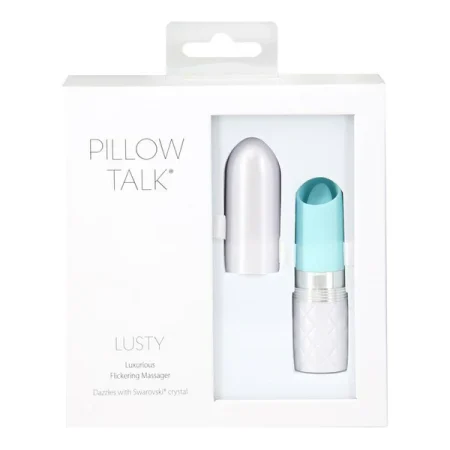 Pillow Talk: Lusty Luxurious Flickering Massager Teal