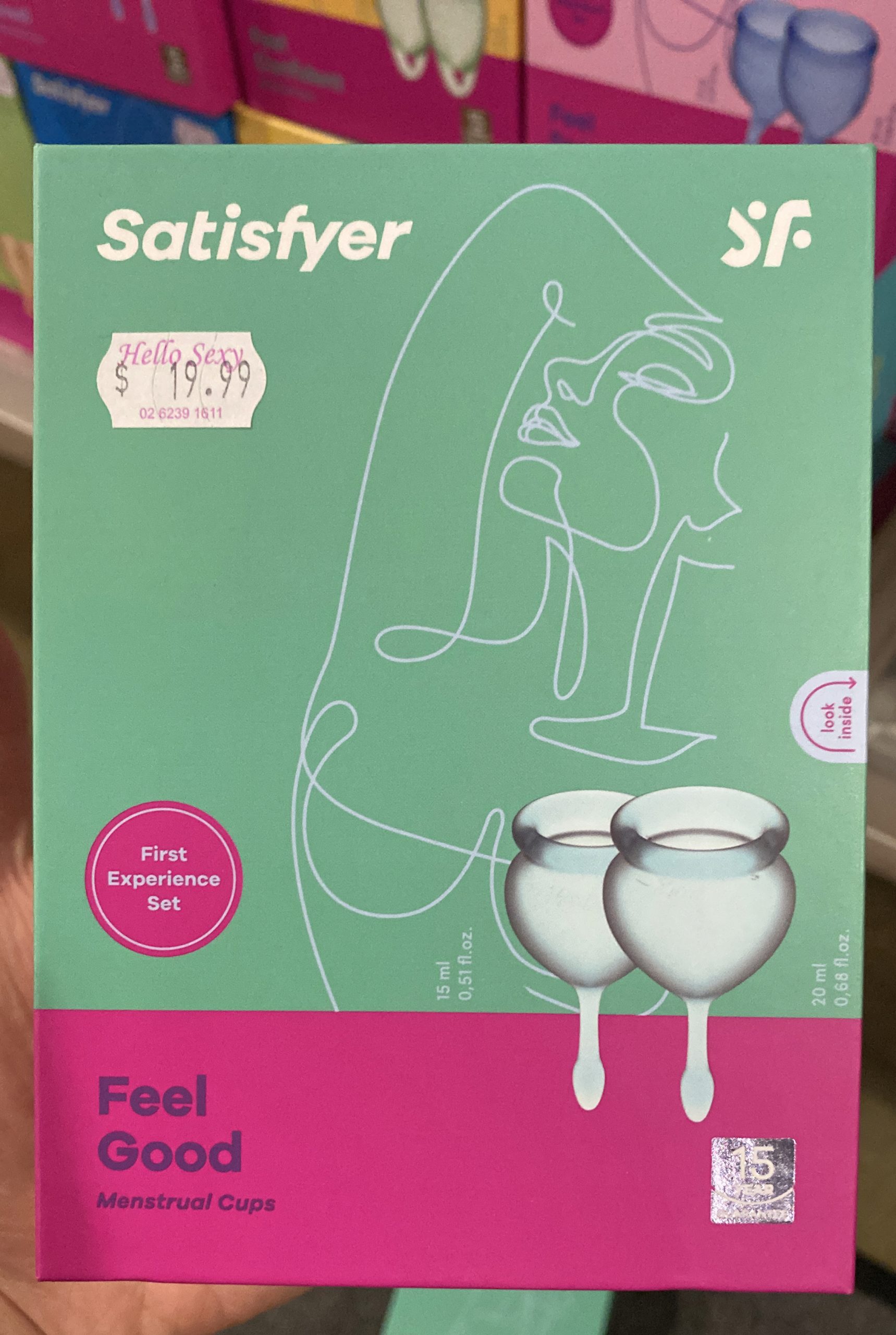 Satisfyer Menstrual Cups - Feel Good (Light Blue)