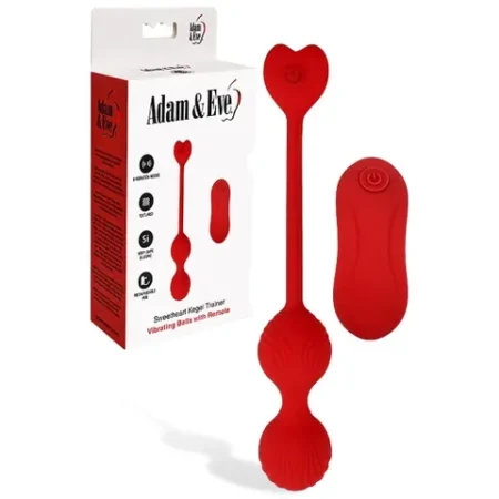 Adam & Eve: Sweetheart Kegel Trainer (Vibrating with Remote)