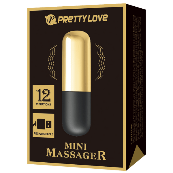 Pretty Love: Rechargeable Mini Massager Gold