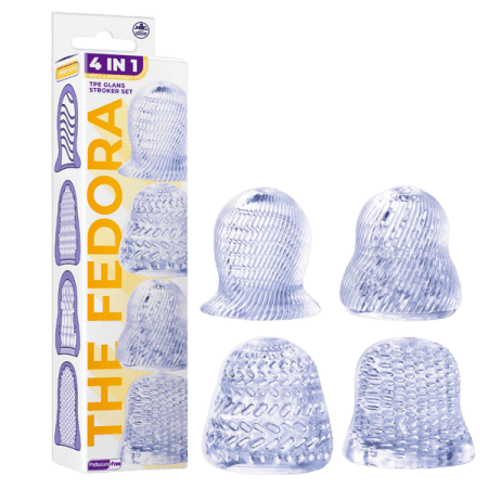 NMC: The Fedora 4 in 1 Glans Stroker Set Clear