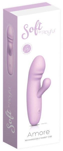 Soft By Playful: Amore Rabbit Purple