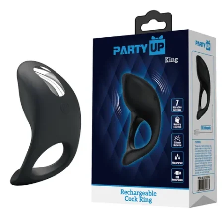 Party Up: King Vibrating Cock Ring