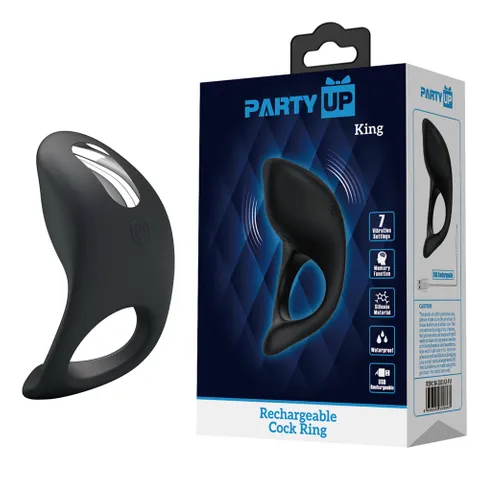 Party Up: King Vibrating Cock Ring
