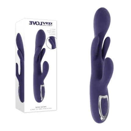 Evolved: Bow Down Rabbit Vibrator Purple