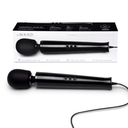 Le Wand: Plug In Vibrating Massager Black