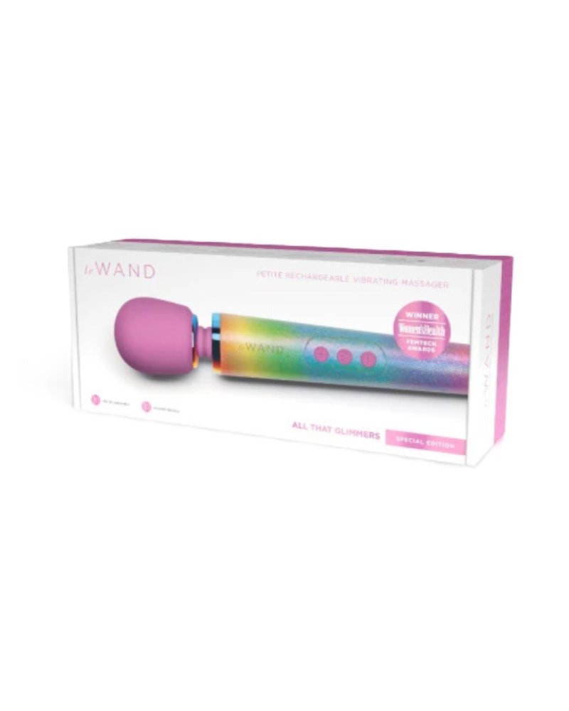 Le Wand: Petite All That Glimmers Rainbow Ombre Rechargeable Wand