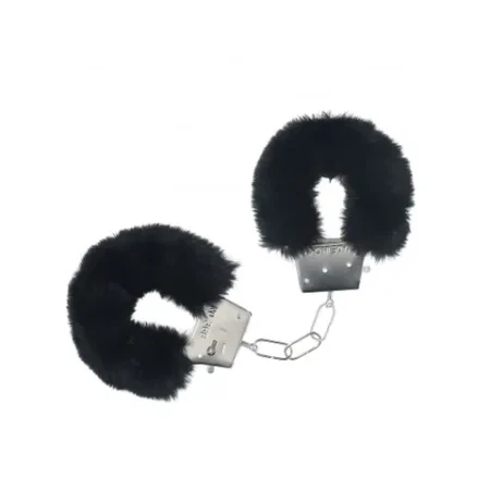 OUCH! Classic Fluffy Cuffs Black
