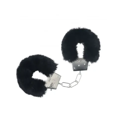 OUCH! Classic Fluffy Cuffs Black