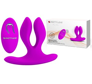 Pretty Love: Magic Fingers Remote Controlled Vibrator Memory Function Purple