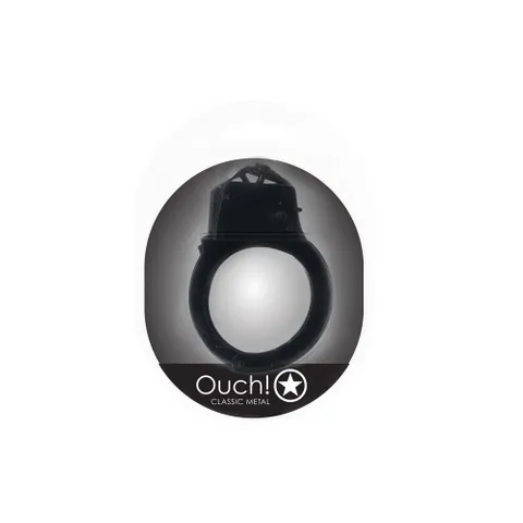 Ouch!: Metal Cuffs Black