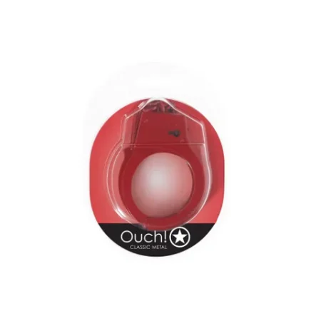 Ouch!: Metal Cuffs Red