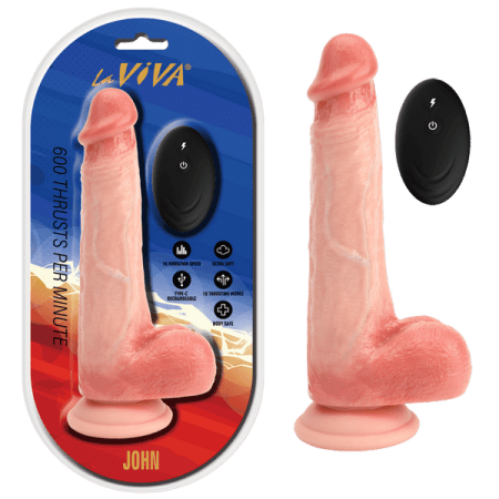 La Viva: Remote Rechargeable John Dildo