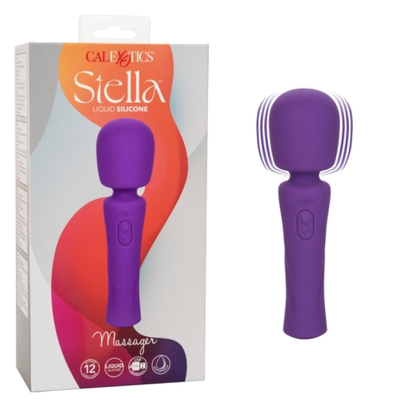 Calexotics: Stella Liquid Silicone Massager Purple