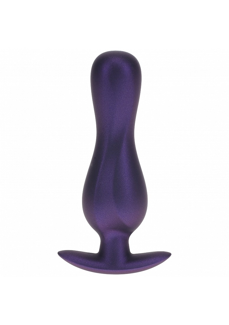 OUCH! Curvy Anal Plug Metallic Purple - Image 2