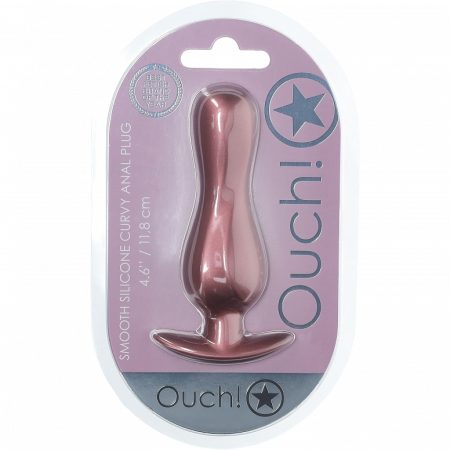 OUCH! Curvy Anal Plug Rose Gold