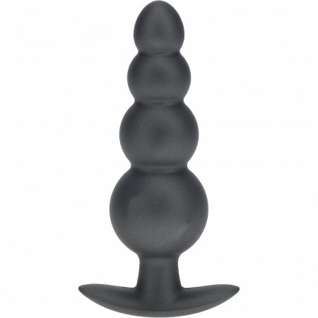 OUCH! Beaded Anal Plug Gunmetal