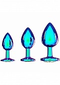 Ouch! Venice Collection Metal Anal Plug Set Iridescent - Image 2