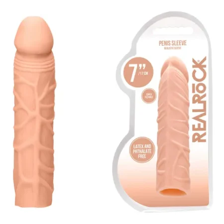 Real Rock: Penis Sleeve 7" Flesh