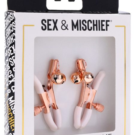 Sex & Mischief: Peaches N CreaMe Bell Nipple Clamps