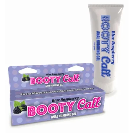 Little Genie: Booty Call Anal Numbing Gel Blue Raspberry