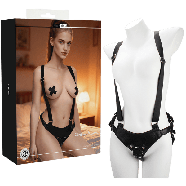 Noir: Tomboy Harness with Straps