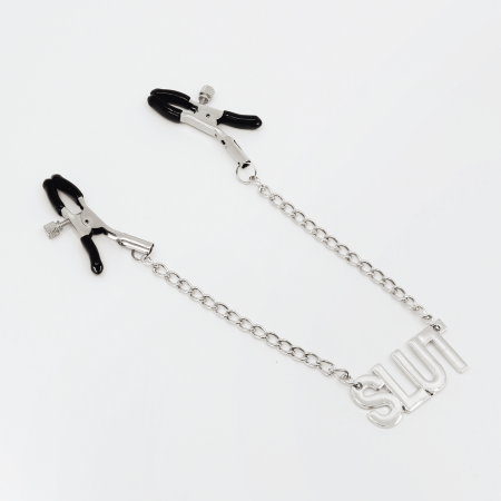 Love In Leather: Nipple Clamps Slut
