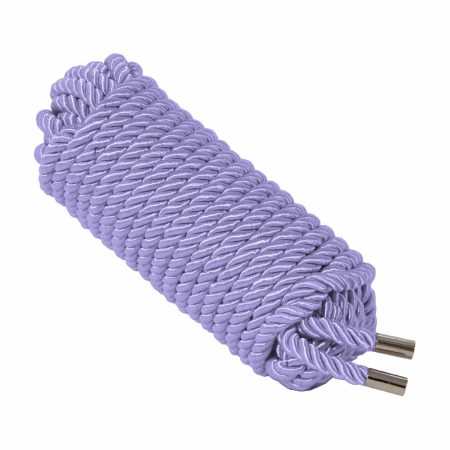 Love in Leather: Lilac Satin Rope 10m