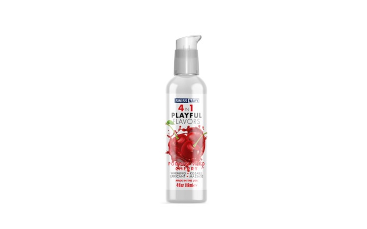 Swiss Navy: Playful Flavours 4 In 1 Poppin Wild Cherry