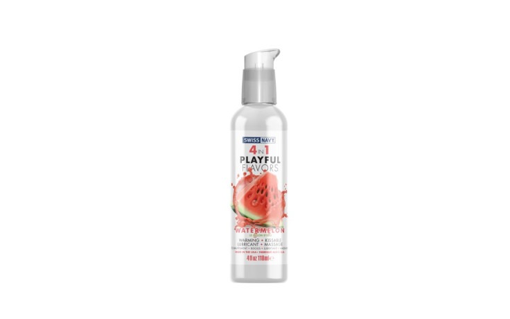 Swiss Navy: Playful Flavours 4 In 1 Watermelon 118ml