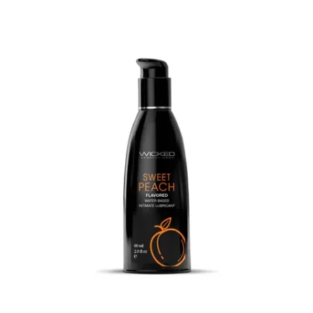 Wicked: Aqua Sweet Peach Flavoured Lube 60ml