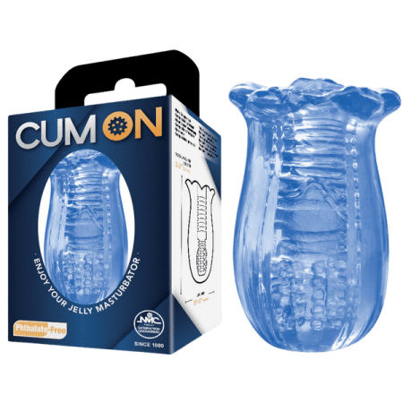 Cum On: Pocket Jelly Masturbator 3.2" Blue (780)