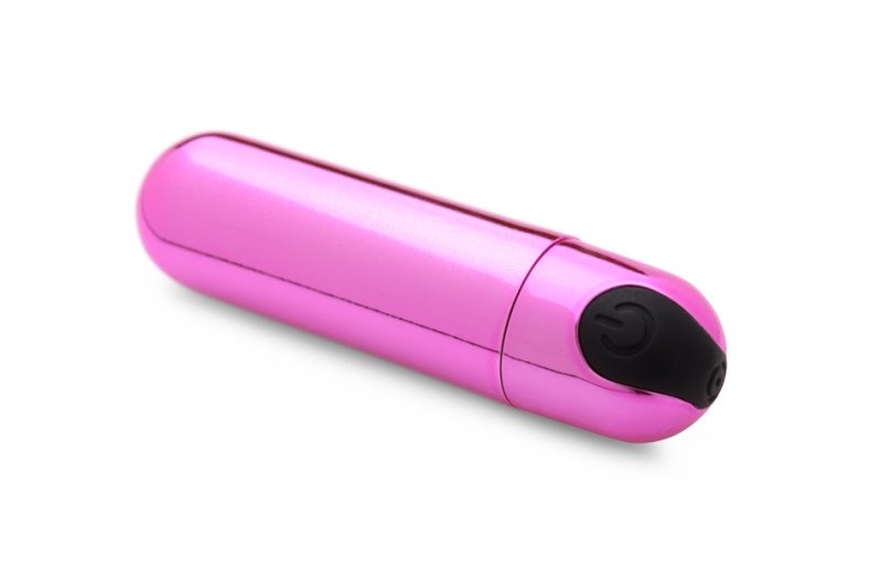 XR Brands: Bang! 10x Vibrating Metallic Bullet Pink - Image 2