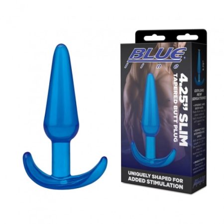 Blue Line: 4.25" Slim Tapered Butt Plug